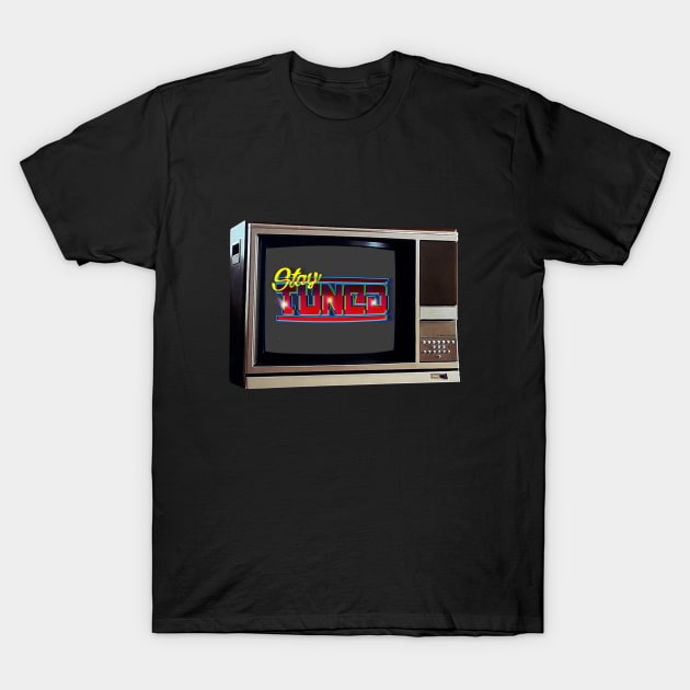 TV SET / STAY TUNED #4 (GLITCHED) T-Shirt by RickTurner